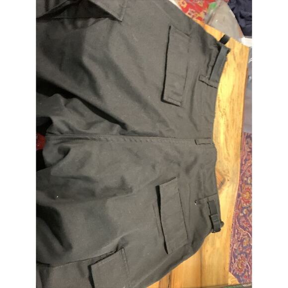 TRU-SPEC Cargo Shorts Military Tactical Rip Stop Button Fly Black Army Large - Picture 6 of 6